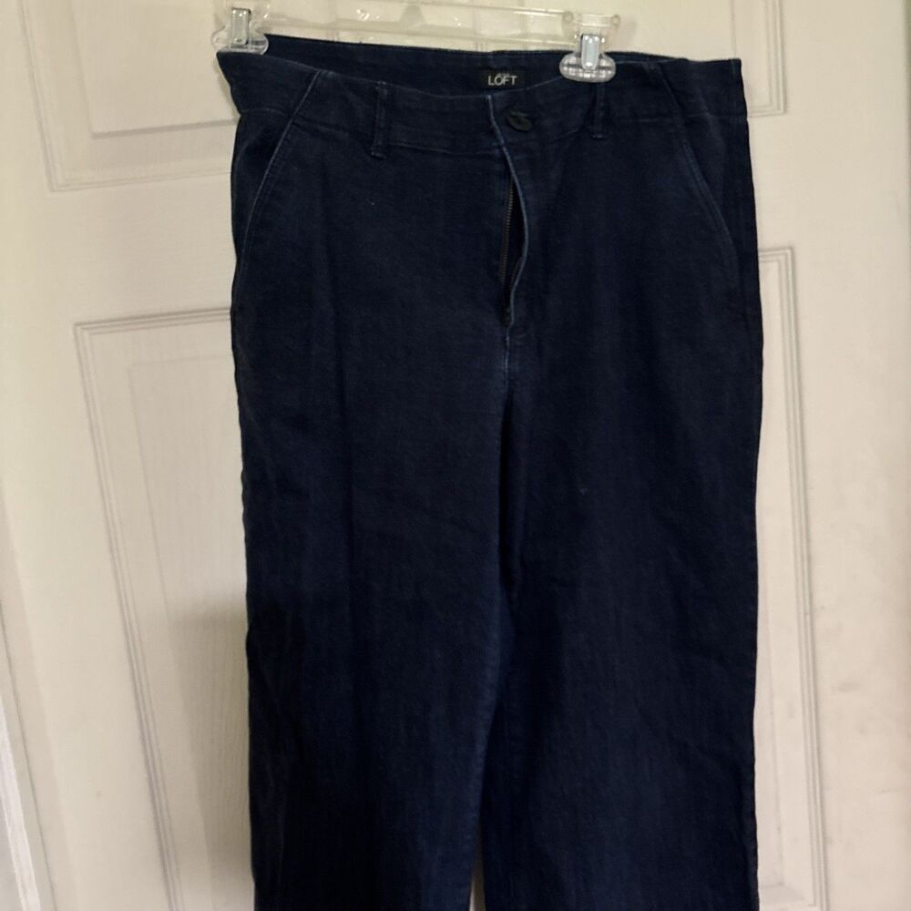 Loft Jeans Size 10 Womens Blue Denim Pants Stretch Ladies